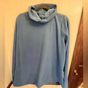 Fleece Cowl neck top EUC 1X